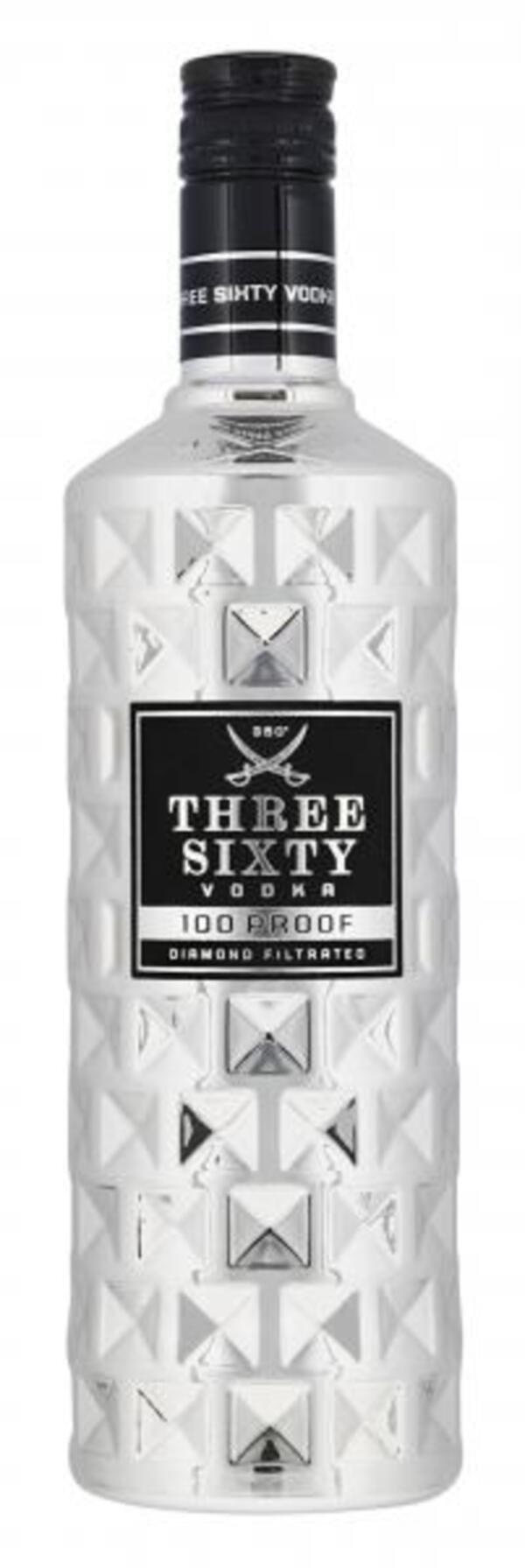 Bild 1 von Three Sixty Vodka 100 Proof Diamond filtrated