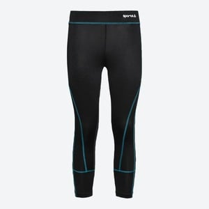 Damen-Sportleggings in Kontrast-Optik, Black