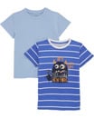 Bild 1 von Coole T-Shirts, 2er-Pack, Kiki & Koko, weiß/blau