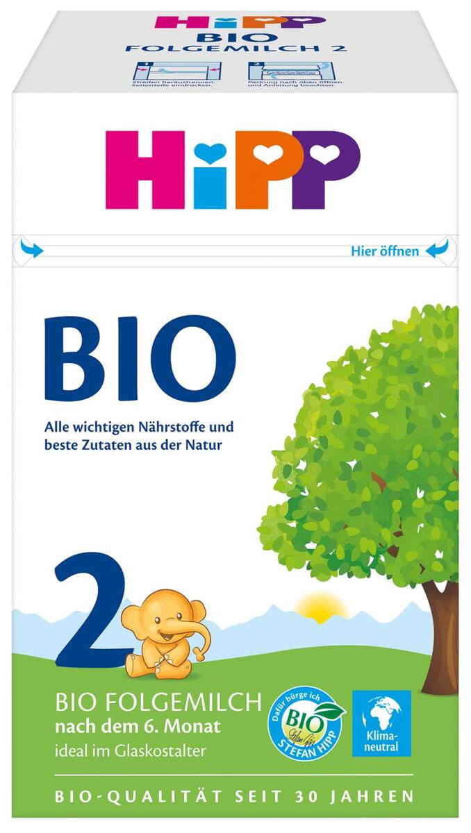 Bild 1 von HIPP Bio-Folgemilch 2 oder 3, 600-g-Packg.