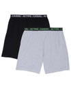 Bild 1 von Kurze Pyjamahosen, 2er-Pack, X-Mail, schwarz