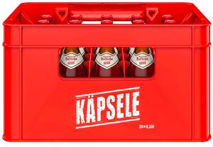 STUTTGARTER HOFBRÄU Käpsele Helles, Ka. 20 x 0,33-l-Fl.
