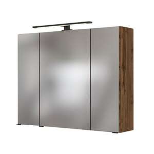 Spiegelschrank Luzern 80x64x20 cm Wotaneiche NB