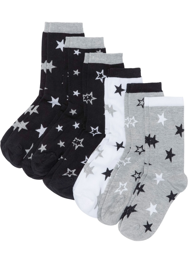 Bild 1 von Damen Socken mit Bio-Baumwolle (6er Pack), 35-38, Schwarz