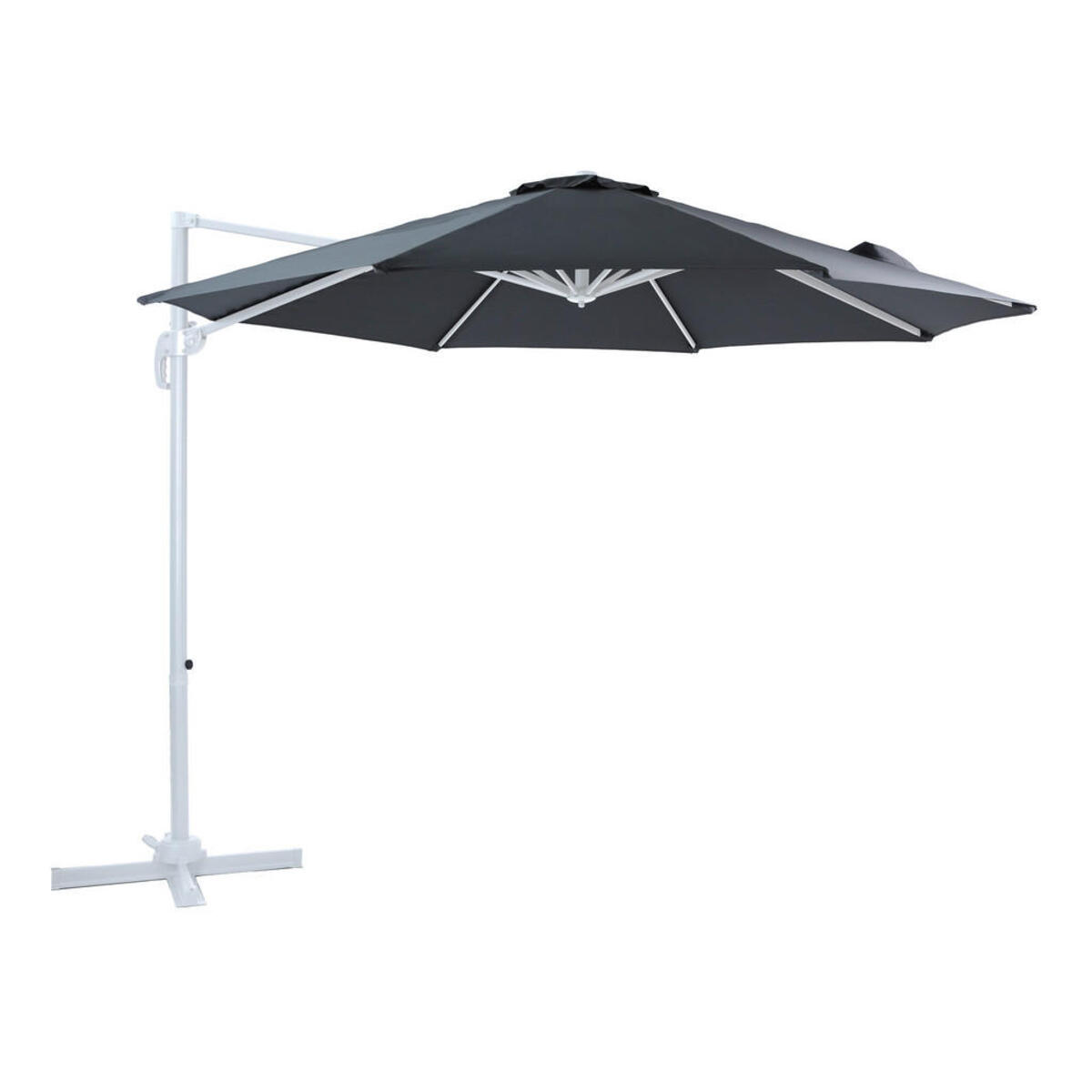 Bild 1 von AXI Outdoor Living Ampelschirm Marisol grau Metall B/H/L: ca. 300x235x300 cm