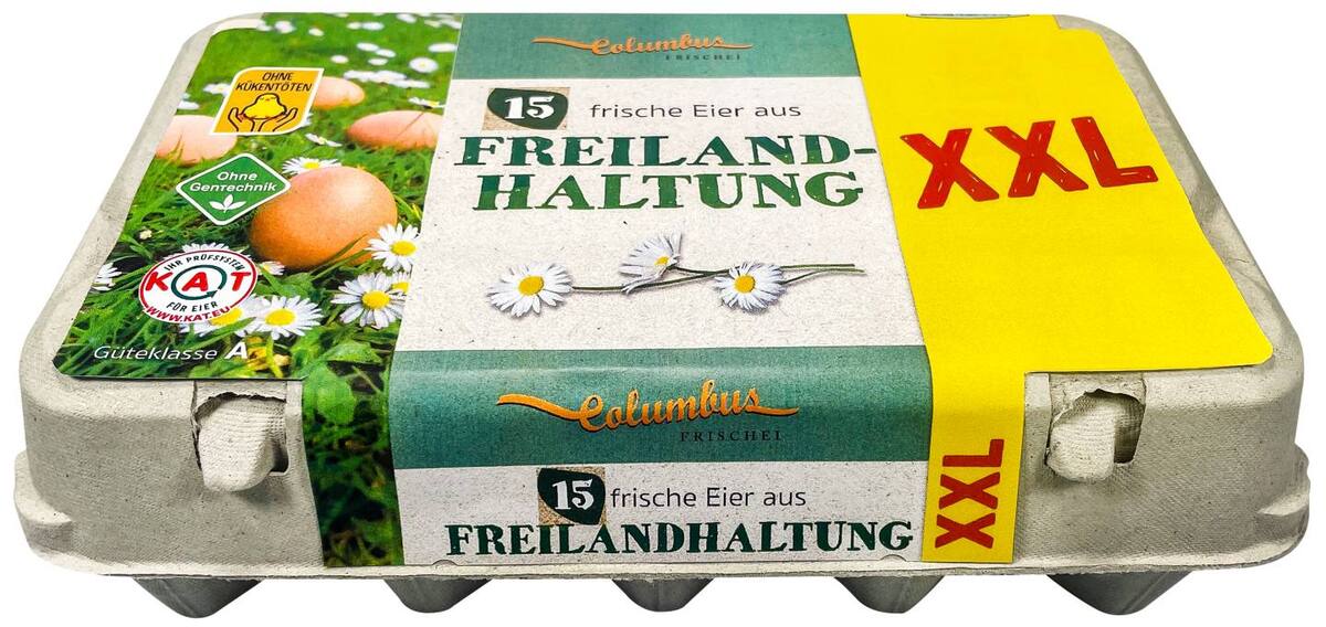 Bild 1 von COLUMBUS FRISCHEI Frische Eier, 15-St.-Packg.