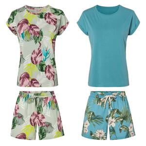 OYANDA® Damen-Shorty-Pyjama, 2-teilig