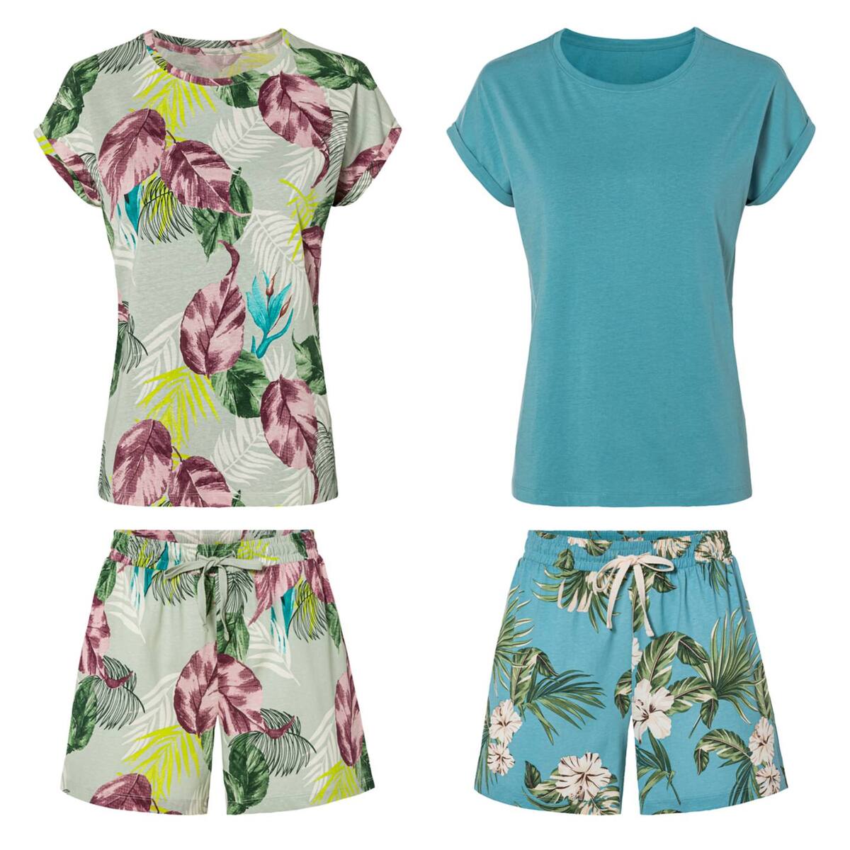 Bild 1 von OYANDA® Damen-Shorty-Pyjama, 2-teilig