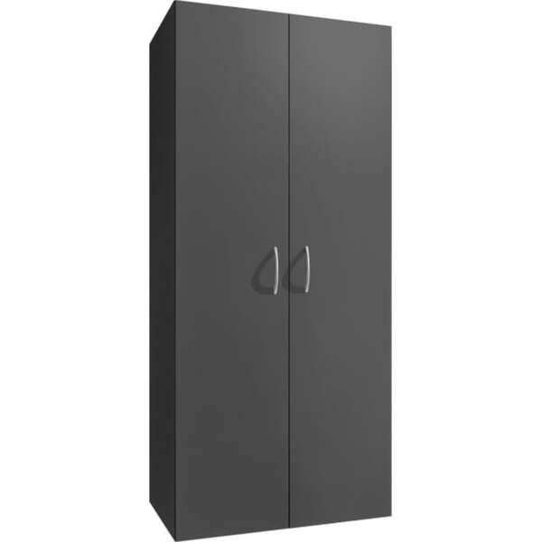 Bild 1 von Drehtürenschrank Multiraumkonzept 80x185x54 cm grau