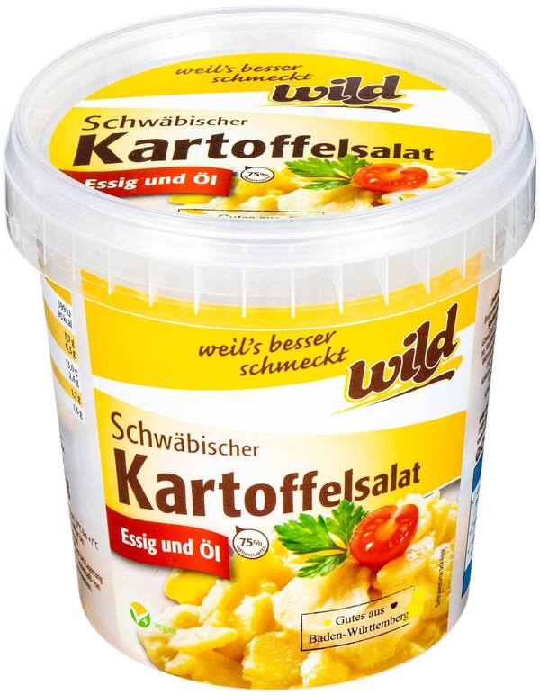 Bild 1 von WILD Schwäb. Kartoffelsalat, 750-g-Becher