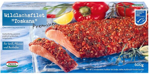 Bild 2 von PAULUS Wildlachsfilet, 600-g-Packg.