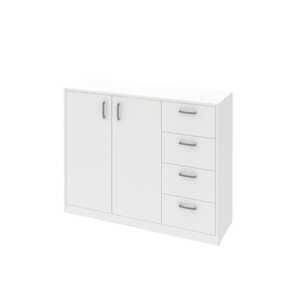 Kommode Mega Typ 29 Weiß 106x85x37 cm