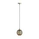 Bild 1 von GLOBO Retrofit Pendelleuchte Hermi II 1-flg Altmessingfarbig 20cm H.120cm Metall,Geflecht,Matt,höheneinstellbar,Innen