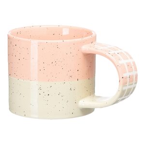 Henkelbecher CHECK ca. 350ml, rosa