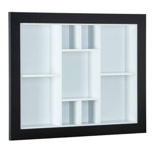 Sammlervitrine Thomas Schwarz/Weiß 90,5x70,5x13,7 cm