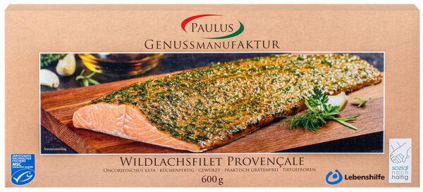 Bild 1 von PAULUS Wildlachsfilet, 600-g-Packg.