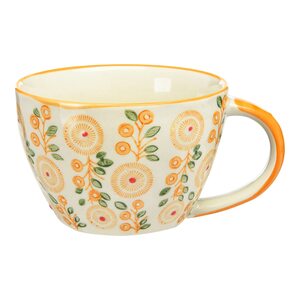 Henkelbecher BLOOMA ca. 350ml, orange