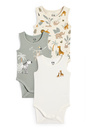 Bild 1 von C&A Multipack 3er-Dschungel-Baby-Body, Weiß, Größe: 56