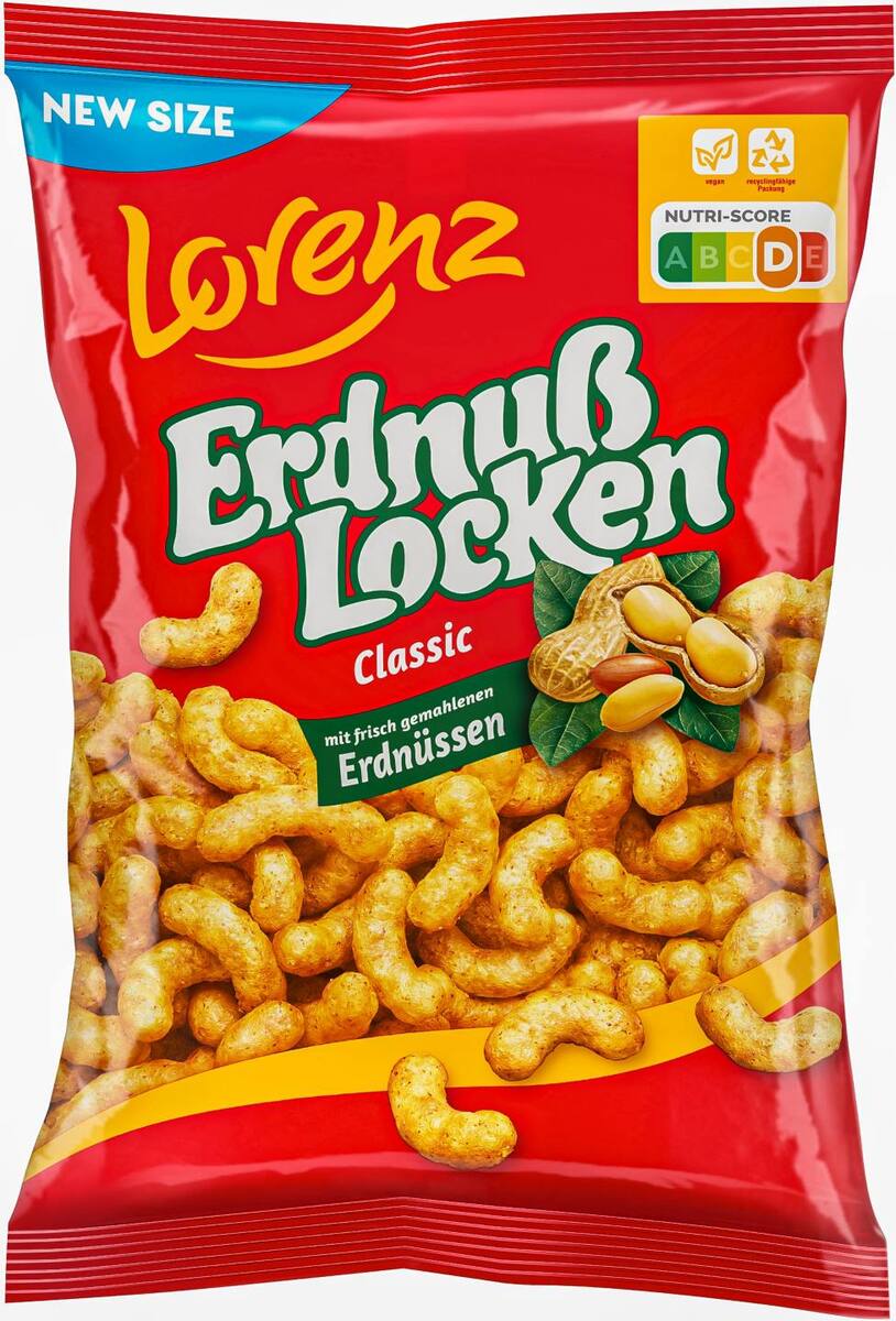 Bild 1 von LORENZ Erdnuss-Locken, 130 - 175-g-Packg.