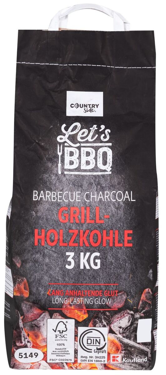 Bild 1 von COUNTRYSIDE® Grill-Holzkohle, 3-kg-Packg.