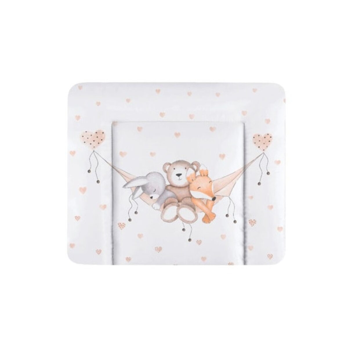 Bild 1 von Wickelauflage Teddy with friends 75 x 85 x 3 cm weiß