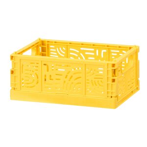 Klappbox S Recycled ca.14,3x6,1x10, gelb
