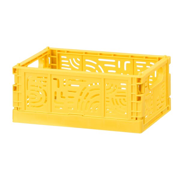 Bild 1 von Klappbox S Recycled ca.14,3x6,1x10, gelb