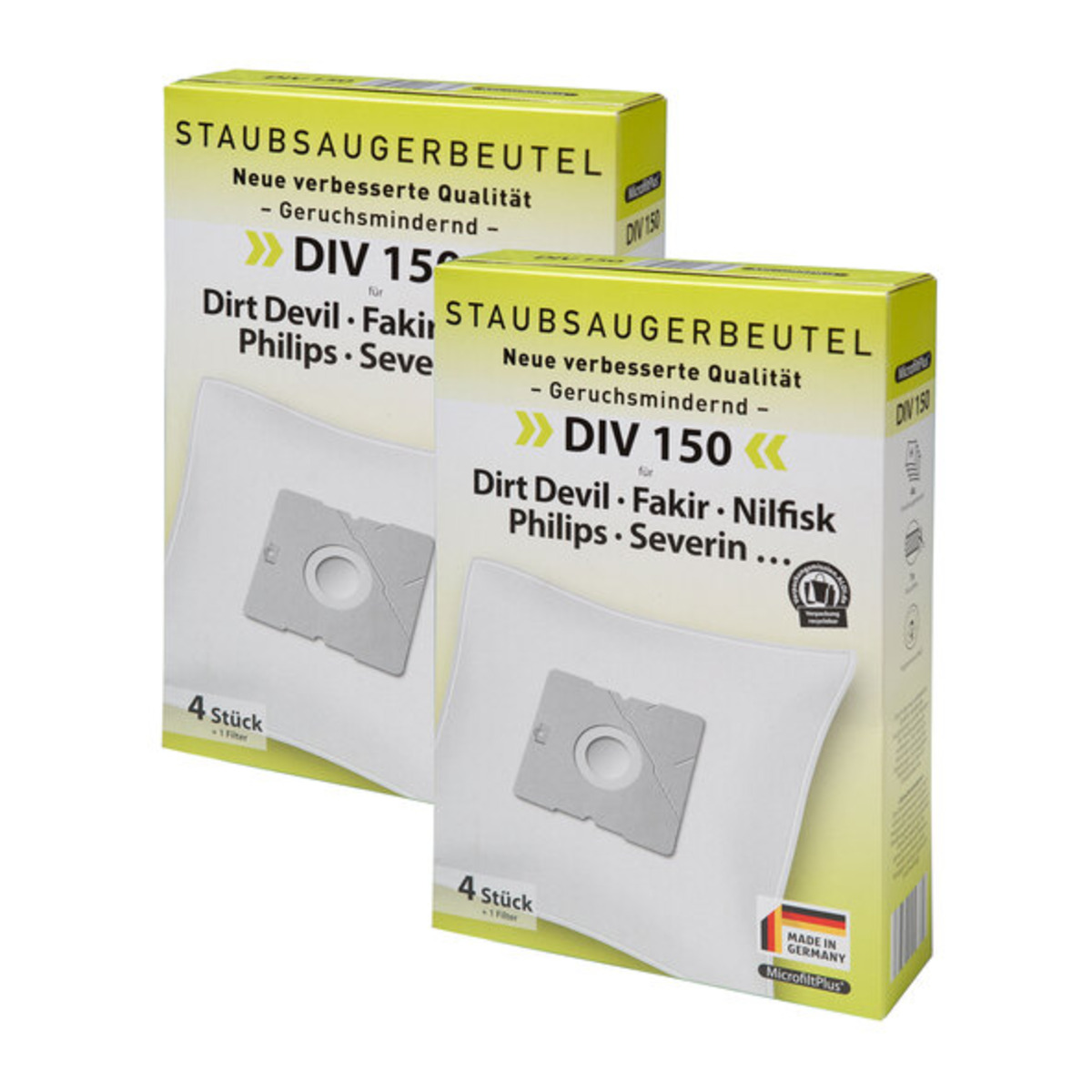 Bild 1 von Staubsaugerbeutel Div150, 2er Set