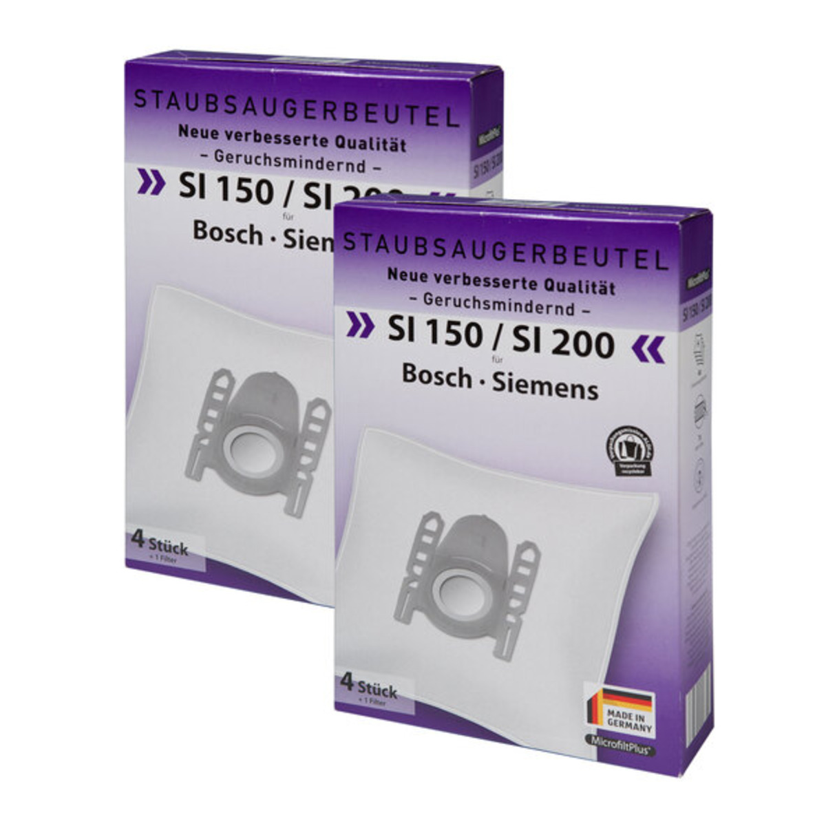 Bild 1 von Staubsaugerbeutel Si150/200, 2er Set