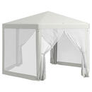Bild 1 von Outsunny Pavillon cremeweiß Polypropylen B/H/L: ca. 394x394x250 cm