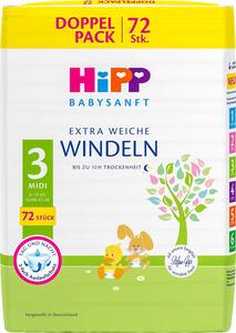 HIPP Windeln, 52 - 72-St.-Packg.