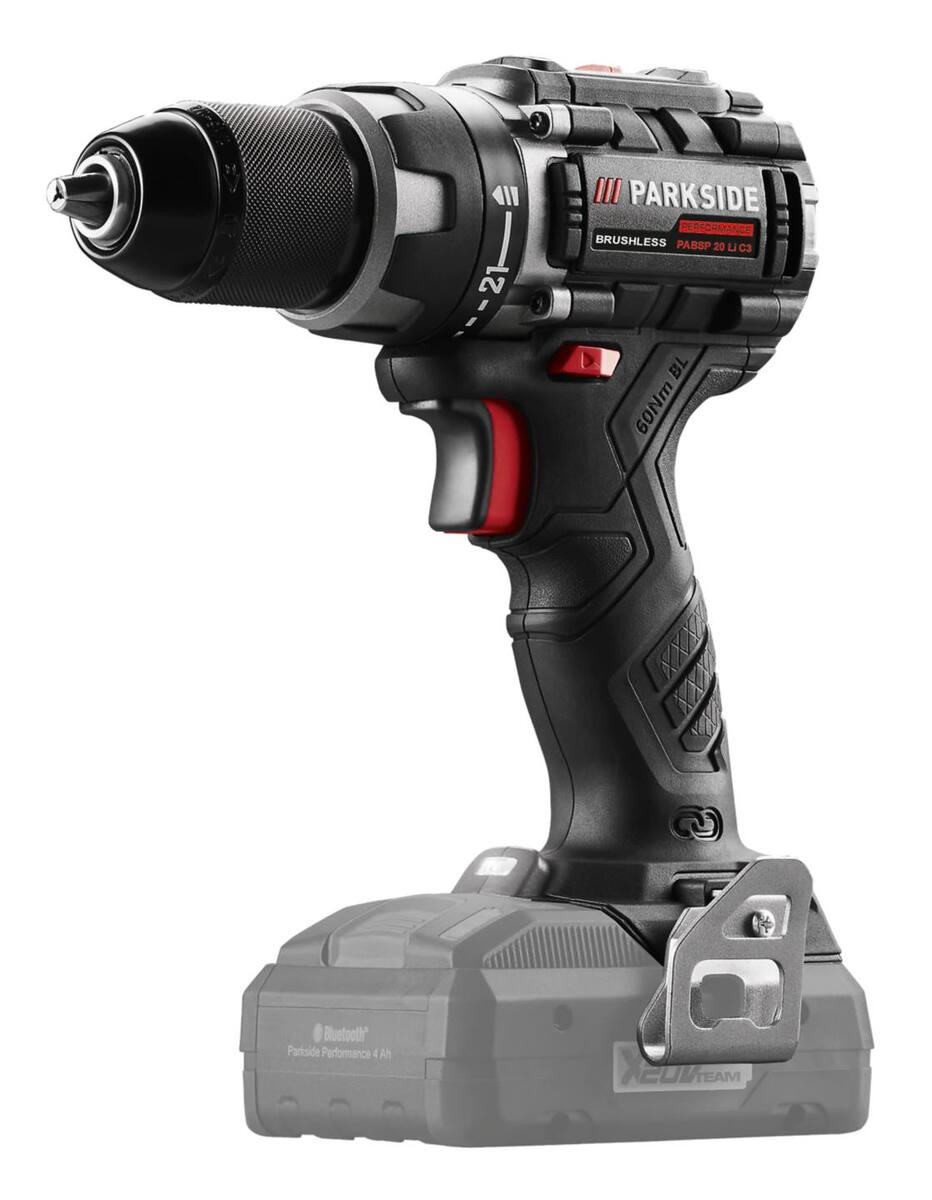 Bild 1 von PARKSIDE PERFORMANCE® Akku-Bohrschrauber 20 V »PABSP 20 Li C3«