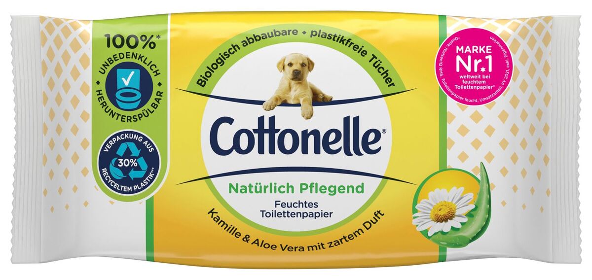 Bild 1 von COTTONELLE Feuchtes Toilettenpapier, 42-St.-Packg.