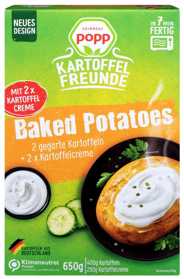 Bild 1 von POPP Baked Potatoes, 650-g-Packg.
