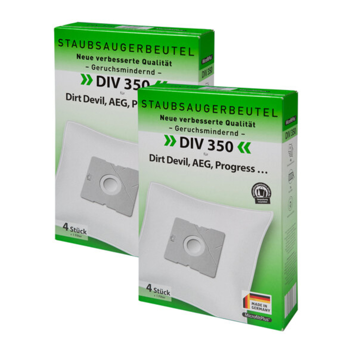 Bild 1 von Staubsaugerbeutel Div350, 2er Set