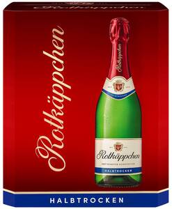Ein ganzer Karton ROTKÄPPCHEN Sekt, Karton = 6 x 0,75-l-Fl.