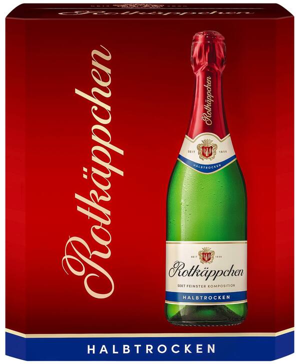 Bild 1 von Ein ganzer Karton ROTKÄPPCHEN Sekt, Karton = 6 x 0,75-l-Fl.