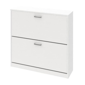 Schuhschrank Mega Typ 82 Weiß B/H/T 87,1/85,4/27,5 cm