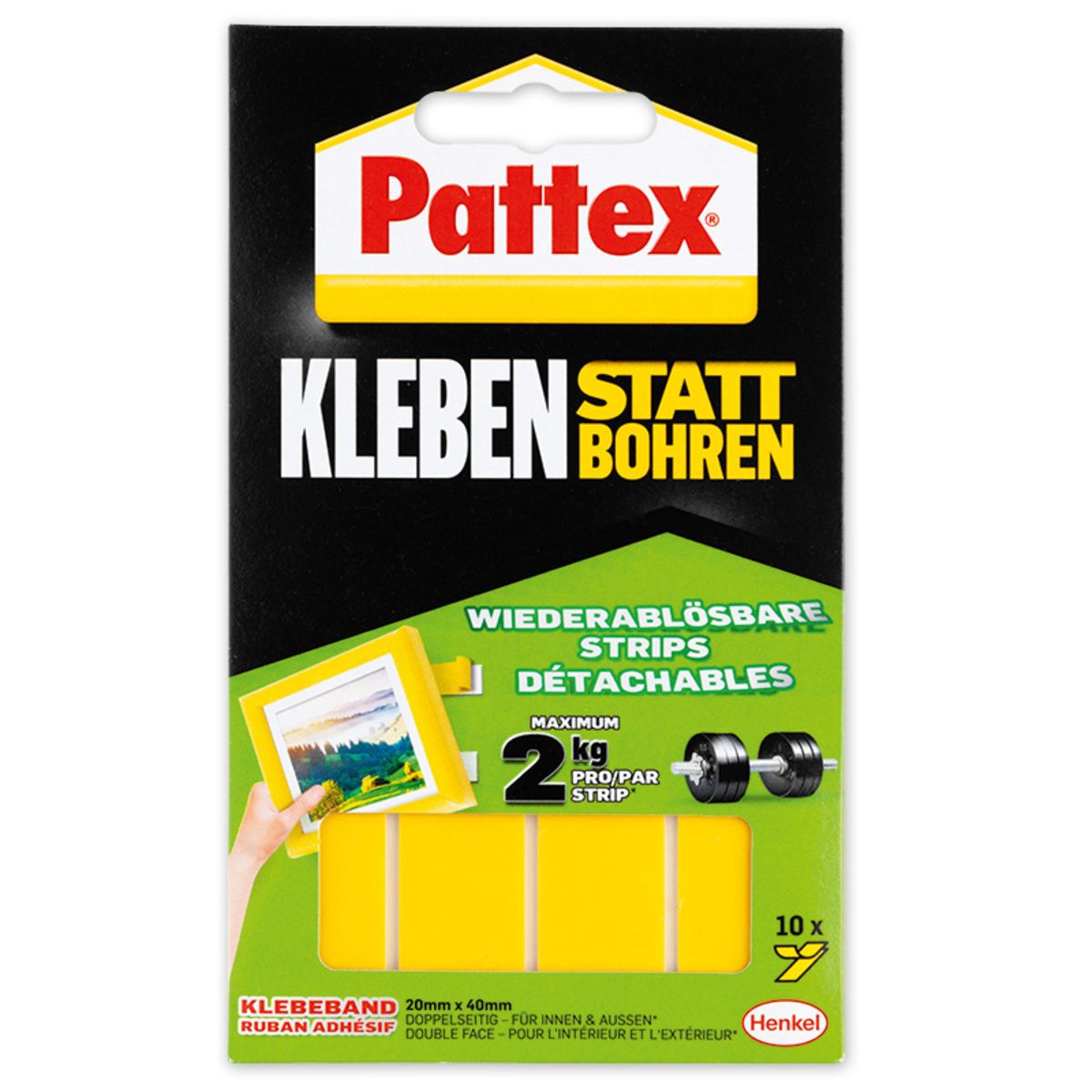 Bild 1 von Pattex Kleben statt Bohren Strips