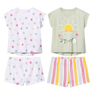 HIP&HOPPS® Kinder-Shorty-Pyjama, 2-teilig