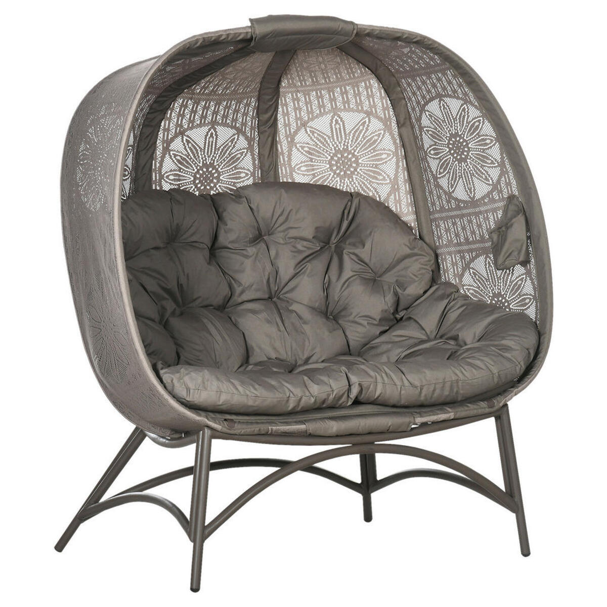 Bild 1 von Outsunny Gartenstuhl sand Schaumstoff B/H/L: ca. 75x142x126 cm