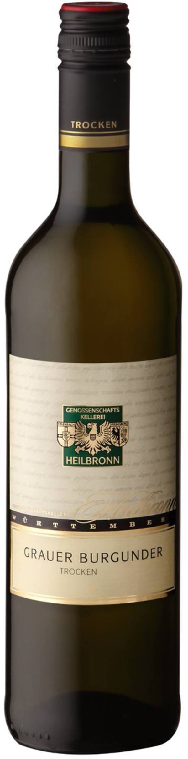 Bild 1 von GENOSSENSCHAFTSKELLEREI HN Heilbronner Grauburgunder, 0,75-l-Fl.