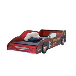 Autobett Meteor 90x200 rot inkl. LED-Beleuchtung Rennauto-Design