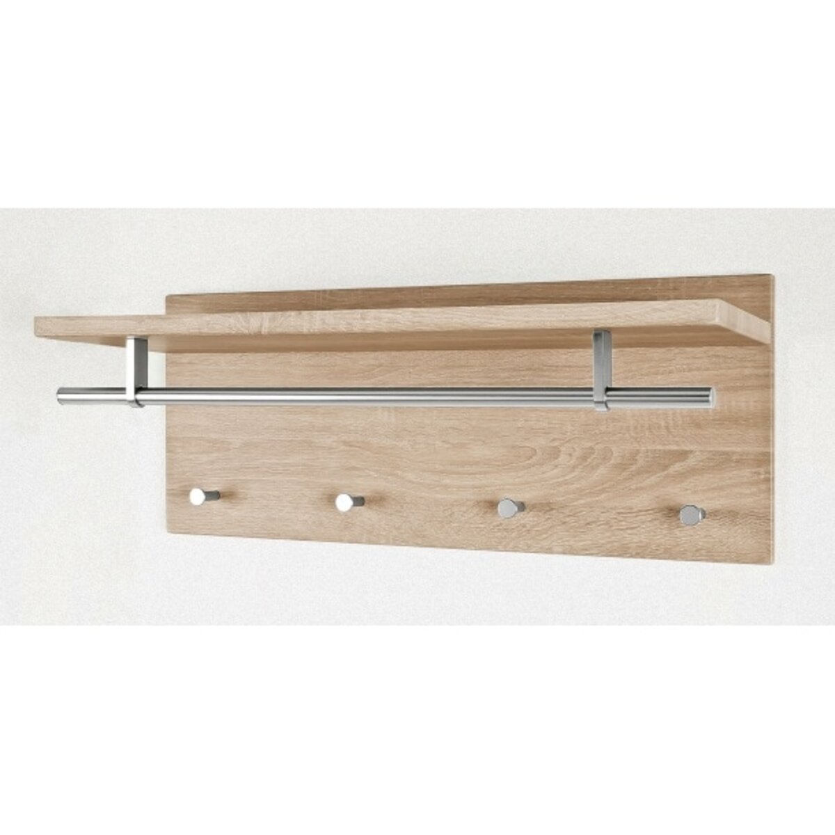 Bild 1 von Wandgarderobe Pablo 3 Sonoma-Eiche-Dekor 75 x 30 cm