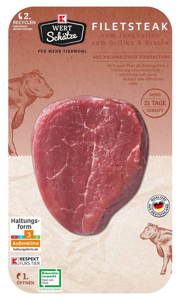 Bild 1 von K-WERTSCHÄTZE Filetsteak, kg