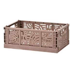 Klappbox M Recycled ca. 21,3x8,4x, taupe