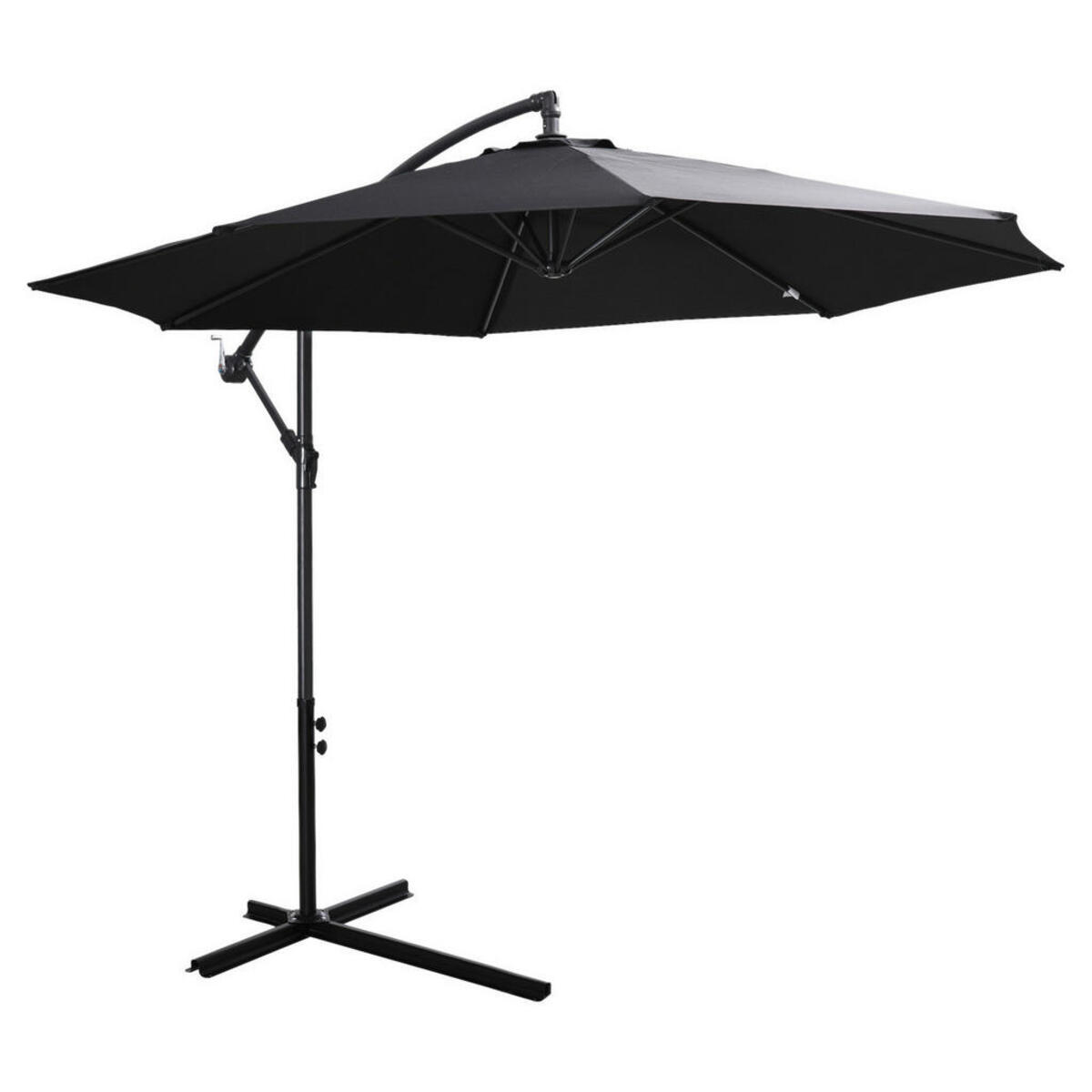 Bild 1 von Outsunny Ampelschirm schwarz Polyester H/D: ca. 250x300 cm