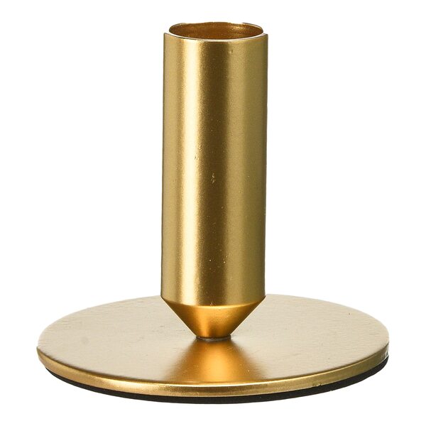 Bild 1 von Stabkerzenhalter SHINE ca.8x7cm, gold