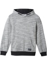 Bild 1 von Jungen Kapuzensweatshirt, meliert, 116/122, Grau