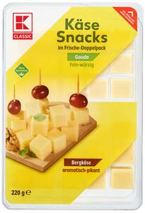 K-CLASSIC Käse-Snacks, 220-g-Packg.